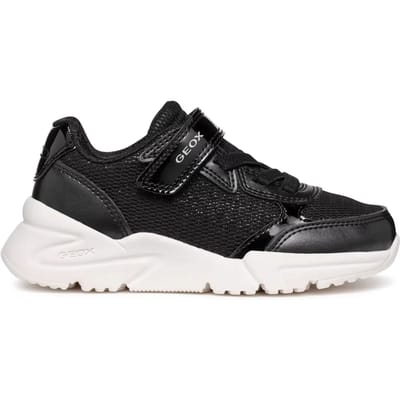 Geox Loftus Schoenen Zonder Veters Zwart EU 27 Meisje