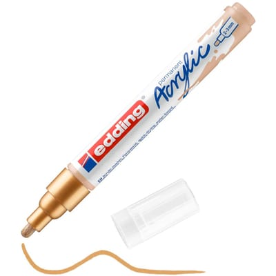 edding 5100 Acrylic "Acrylmarker - Medium" - Rijk Goud