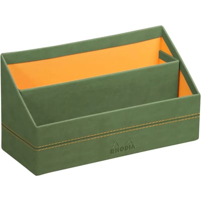 Italian faux leather brievenhouder Rhodia