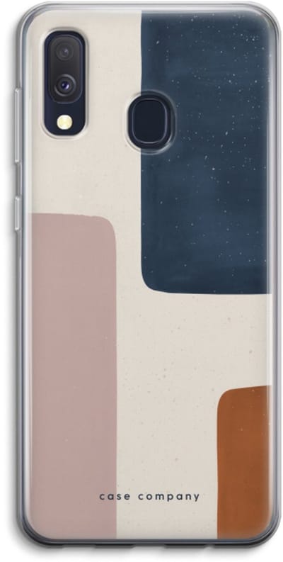 Case Company® - Hoesje geschikt voor Samsung Galaxy A40 hoesje - Geo #5 - Soft Cover Telefoonhoesje - Bescherming aan alle Kanten en Schermrand