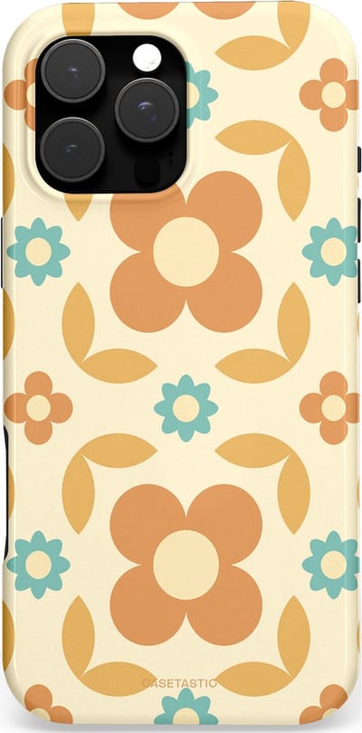 Casetastic Hoesje Geschikt voor Apple iPhone 16 Pro Max Magsafe - Stijlvolle Beschermende Duo-layer Case - Retro verlangen