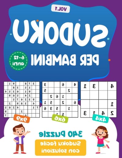 Sudoku Kinderboek - Puzzelboek Logica - Hersenen Trainen - 340 Puzzels - A4 Formaat - Niet Gespecificeerd