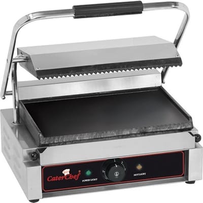 Contactgrill Solo-Grande (Glad/Gegroefd) - CaterChef 688410