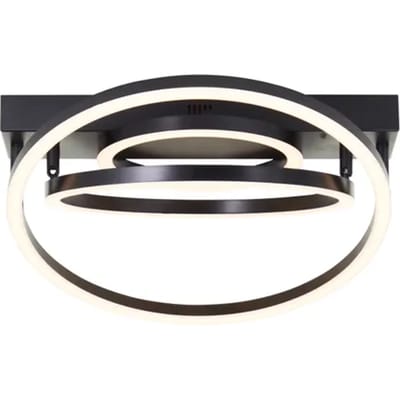 Brilliant Pedley - Plafondlamp - LED 30W - Zwart - 3-step-dimbaar