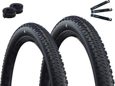 Gravel Banden Set - Fietsbanden Binnenbanden - Offroad Fietsen - Maximale Hechting Modder - 28 x 1.75 Inch - Zwart