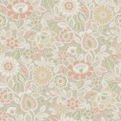 Boråstapeter Vliesbehang 38761 - Borosan Hem - Botanisch Beige - 53cm x 11.20m