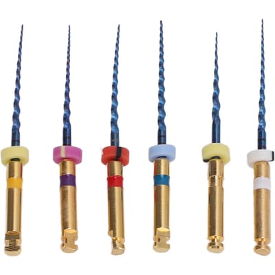 6 stuks SX F3 Tandheelkundige Endo Kanaalvijlen Grote Taper Thermische Activering Naaldpunt Tandheelkundige Endodontie 21mm / 0.83in