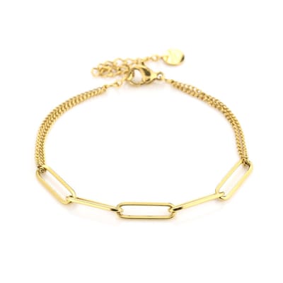 Bijoutheek Armband (sieraad) Twee Soorten Ketting Goud
