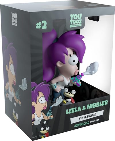 Vinyl figuur - Leela Nibbler - Verzamelen - Gedetailleerd design - 4.5 inch - Paars