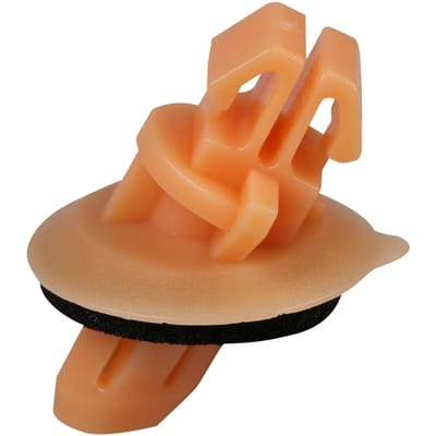 BCF1971 10 Stuks Bekledingsclip voor Toyota:75394-60030 Oranje Kopdiameter: 18.4mm Stuurpen Diameter: 7mmm Over Hoogte: 24,4 mm