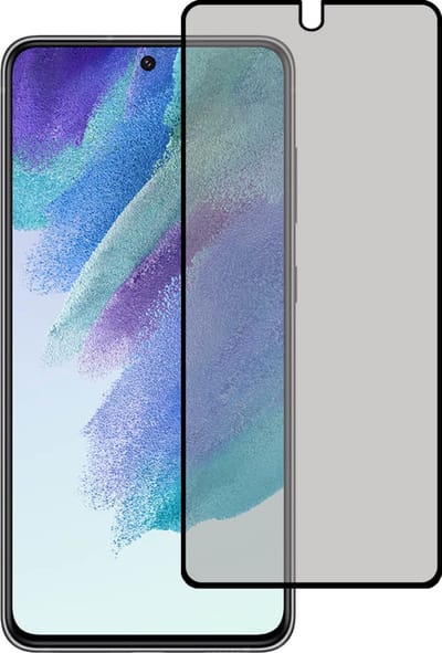 Screenprotector - Geschikt voor Samsung Galaxy S21 FE - Privacy Filter - Beschermglas - Gehard Glas - Tempered Glass - Screen Protector