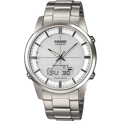 Casio Radio Controlled LCW-M170TD-7AER Herenhorloge 40 mm - Zilverkleurig