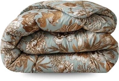 Zelesta Comfort Design Botanic Chique 200x200 - Dekbed zonder overtrek - Wasbaar dekbed - Hoesloos dekbed - 2 in 1 Dekbed met vaste overtrek