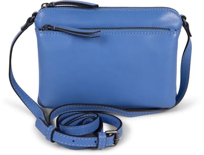 Bag2Bag Leren Compacte Schoudertas Lucca Blauw