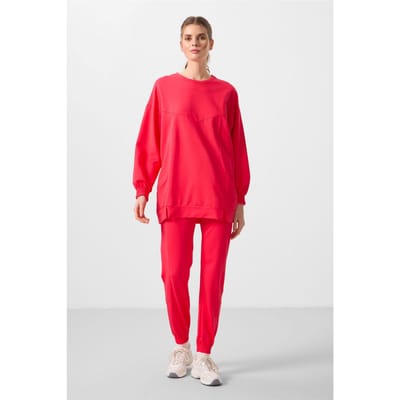 Overmaat Fleece Sweatshirt en Broek Set