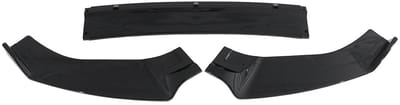 Front bumperlip 3 - delig - voor VW Golf MK7 2014 - 2017 - glanzend zwart