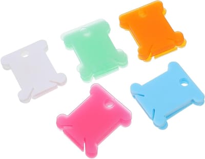 Garen Spoelen - Draad Houders - Handwerk Organiseren - Transparant Plastic - 3.8 x 3.5 cm - Diverse kleuren