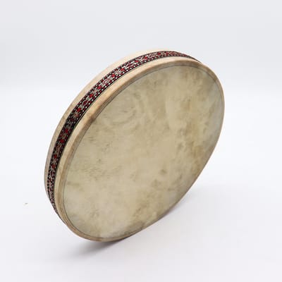 Handgemaakte Sjamanistische Oceaan Healing Trommel - Shaman Sound Healing Ocean Drum - Echt Geitenleer - 30x30x4cm