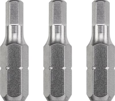 KWB 3 Bits zeskant 25mm 5,0mm