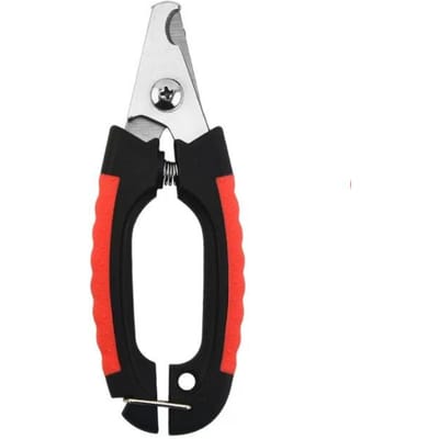 Coupe-ongles professionnel pour chien avec serrure ciseaux de toilettage tondeuses pour animaux chats 16cm rouge