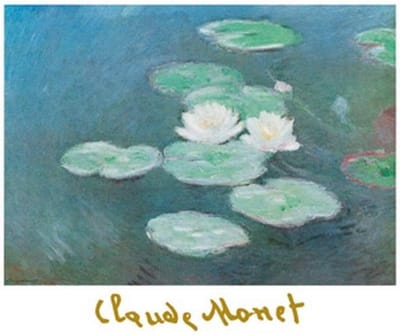 Kunstdruk Claude Monet - Ninfee nella luce 80x60cm