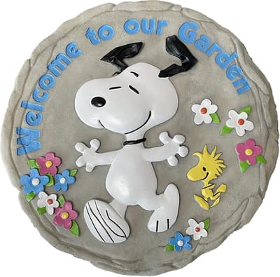 Decoratieve Stapsteen - Wanddecoratie Steen - Tuin Terras - Dubbelzijdig Ophangen - 25 x 25 cm