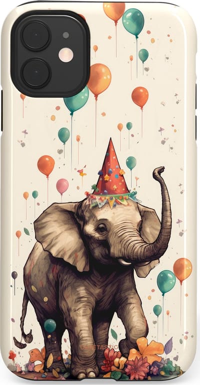 Casetastic Hoesje Geschikt voor Apple iPhone 11 - Stijlvolle Beschermende Duo-layer Case - Ballonparade