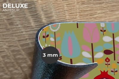 Placemats - 6 stuks - 45x30 cm - Placemat kunststof - Patronen - Bloemen - Kleuren - Borden onderleggers - Decoratie voor op tafel - Keuken tafeldecoratie accessoires - Vinyl onderlegger - Tafelversiering