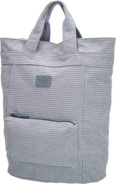 Charm London Valley Rugzak - Praktische Dames Rugtas voor Werk, School of Reizen - Jeansblauw