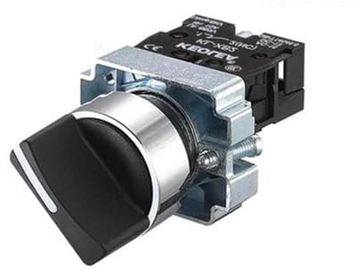 Noodstop Schakelaar - Paddenstoelkop Drukknop - Industriële Besturing - Automatische Reset - 22 mm - Rood
