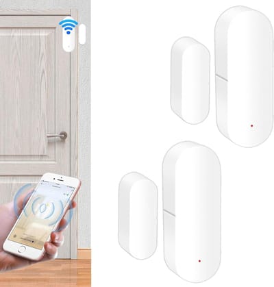 Draadloze Deur- en Raam Sensor Set van 2 - Slimme Alarmen voor Thuisveiligheid en Automatisering