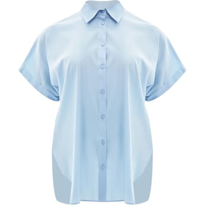 Popeline Blouse Dames Mat Fashion