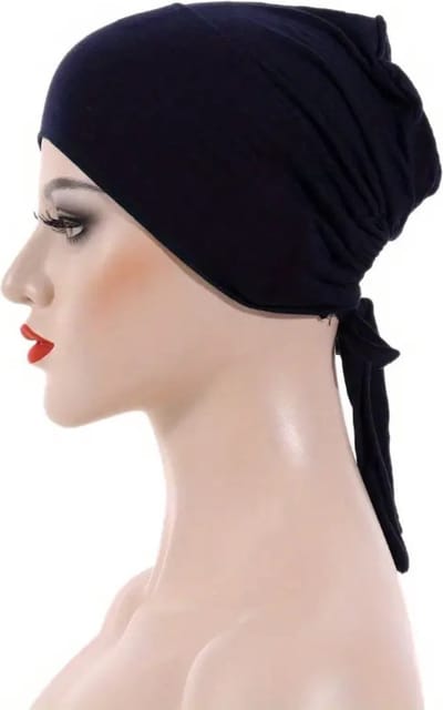 Bovista Hoofddoek - Hijab - Dames - Abaya - Sjaal - Islamitische Kleding - Moslim Kleding - Alhamdulillah - Marineblauw