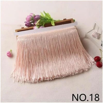 10M 10-30cm Meetee Franje Kwastjes Franjes voor Tassen Decoratieve Afwerkingen Franjes voor Gordijnen Kleding Kant Lint Stof Accessoires 20cm