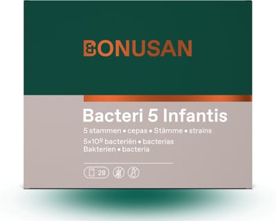 BONUSAN - Bacteri 5 Infantis - 28 Sachets - Baby's & Kinderen - Suiker- & Lactosevrij