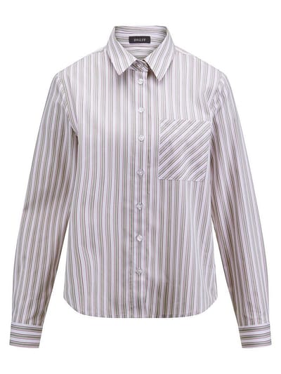 Blouse lange mouwen Van BASLER wit