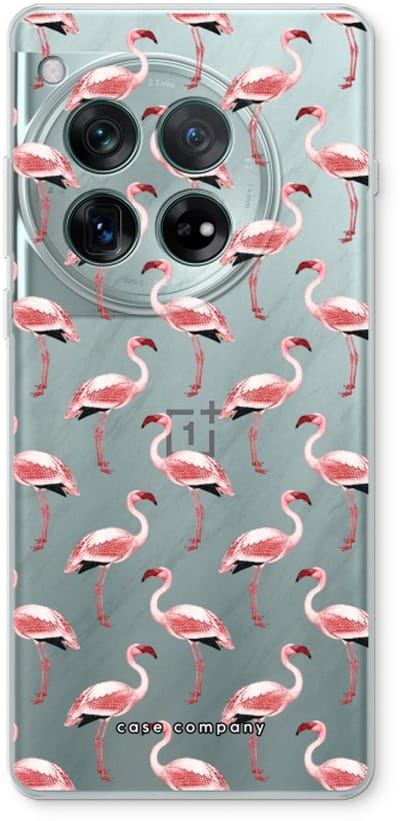 Case Company® - Hoesje geschikt voor OnePlus 12r hoesje - Flamingo - Soft Cover Telefoonhoesje - Bescherming aan alle Kanten en Schermrand