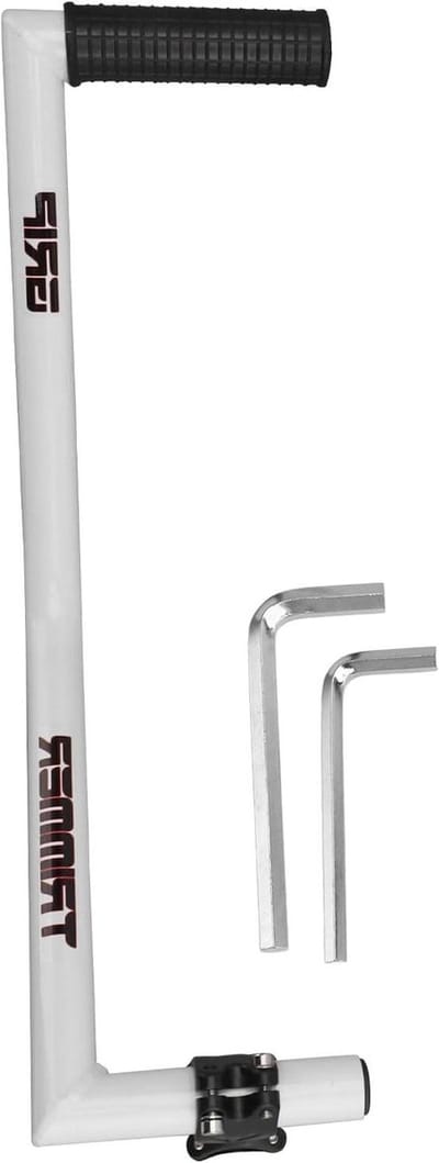 JGS Premium - Ergonomische Stokmaaier Handvat van Aluminium Legering voor Gemakkelijke Installatie en Comfort tijdens Tuinieren.