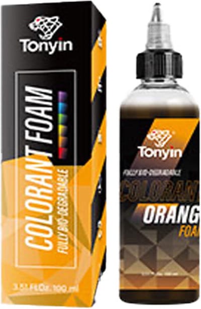 TONYIN | Colorant foam | Kleurstof | Schuim | oranje | 100ml | Auto wassen | Carwash | Levendige kleur | Koningsdag | TN04G