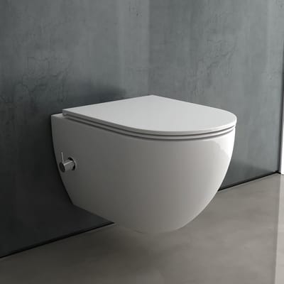 Wandhangend Toilet met Geïntegreerde Bidet Douchefunctie en Softclose Zitting