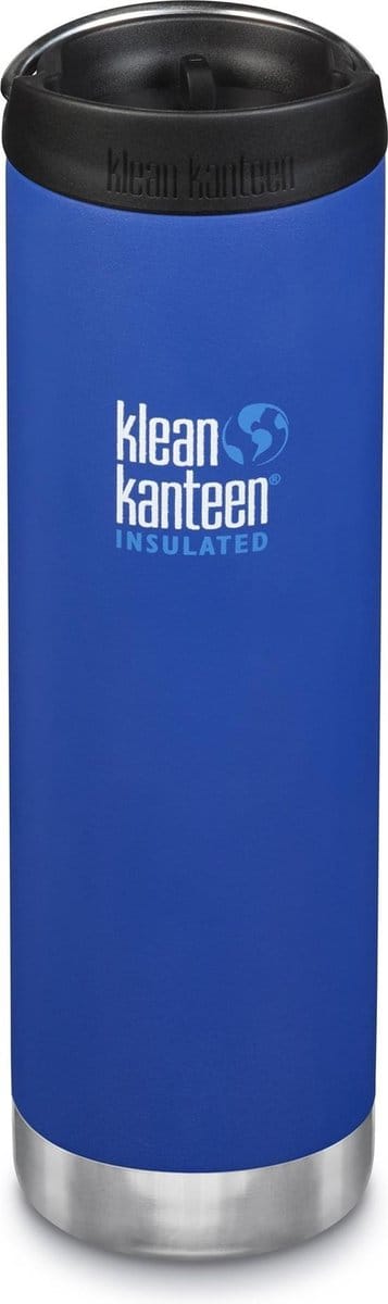 Klean Kanteen TKWide 592 ml - Café Cap Deep Surf- Geïsoleerde koffiebeker - Lekvrij
