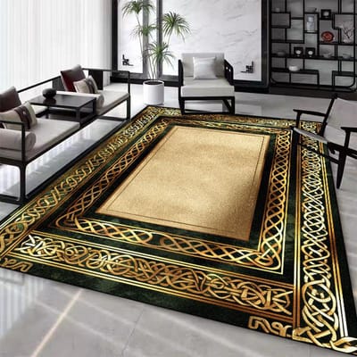Luxe Grijze Scandinavisch Tapijt Woonkamer Decoratie Tapijt Groot Oppervlak Zachte Loungekleden voor Slaapkamer Wasbare Antislip Vloermat 60*90cm