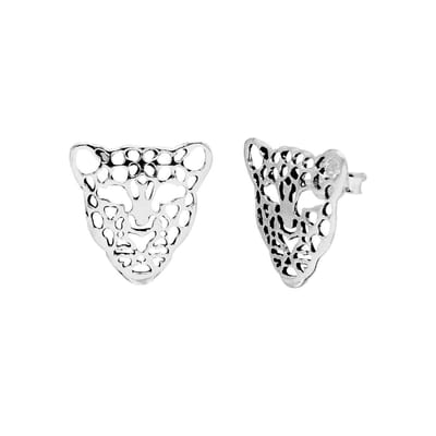 WeLoveSilver - oorstekers - zilver - panterdesign - luxe verpakking