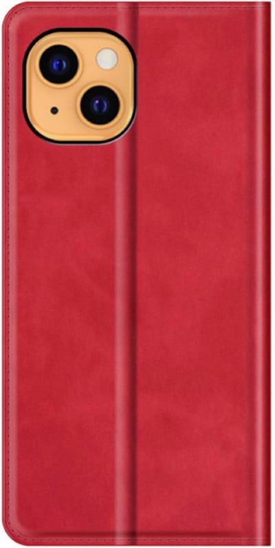 Casecentive - Magnetische Leren Wallet - iPhone 14 Pro - rood