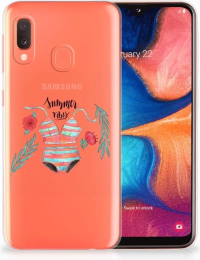 Samsung Galaxy A20e Telefoonhoesje met Naam Boho Summer