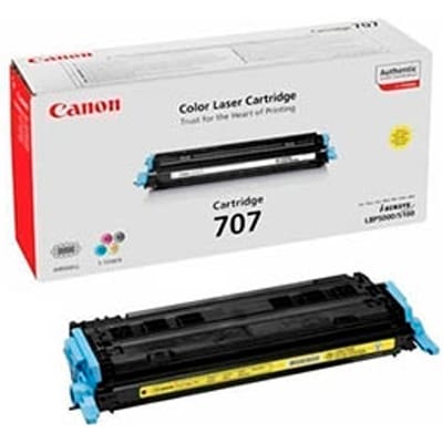Canon 707 toner cartridge geel (origineel)