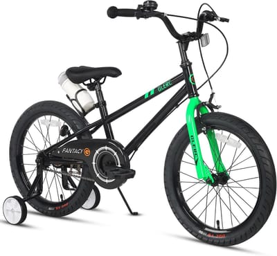 Kinderfiets voor 2-14 jaar met koplampen en kickstand, 14-20 inch, in verschillende kleuren