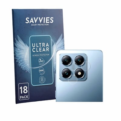 Savvies - Screenprotector voor Xiaomi 14T Pro (ALLEEN Camera Lens) - Folie Beschermfolie transparant 18 Stuks