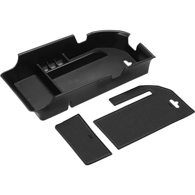 Auto Centrale Armsteun Opbergdoos Middenconsole Opberghouder Organizer Middenconsole Lade zwart
