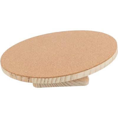 Trixie - Knaagdier Speelgoed - Loopschijf Degoes/Grote Hamsters - Hout/Kurk - 30 cm